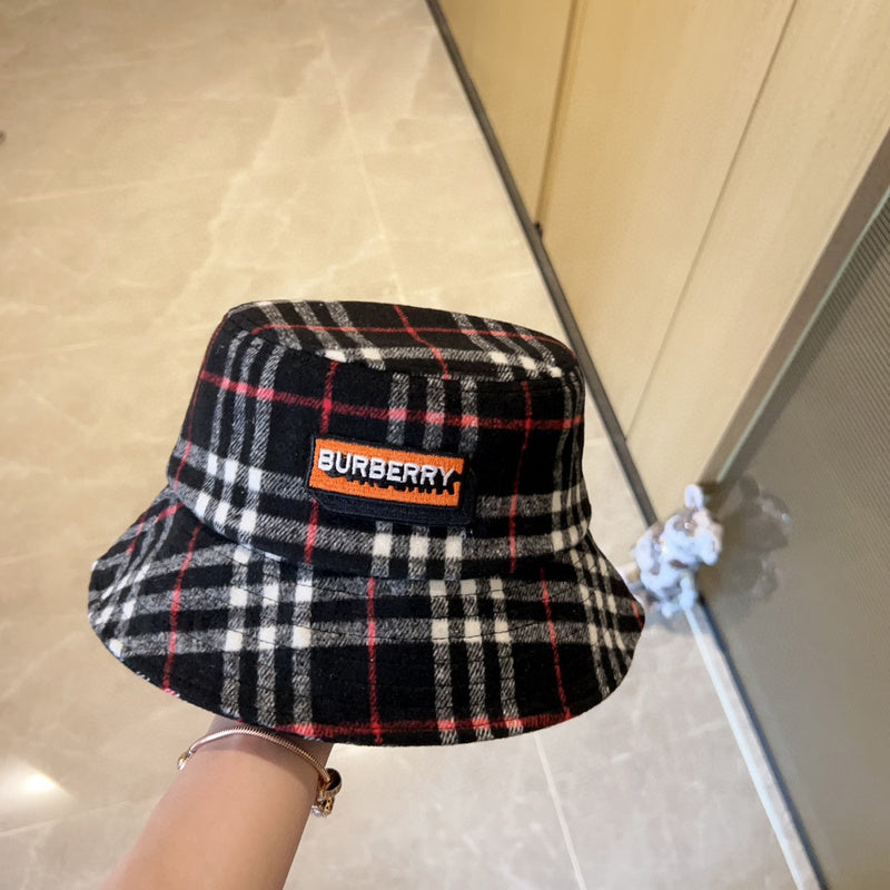 Front view of Burberry unisex cap