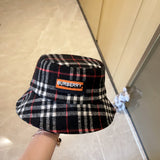 Front view of Burberry unisex cap