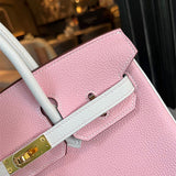 Polished bag shown from front angle