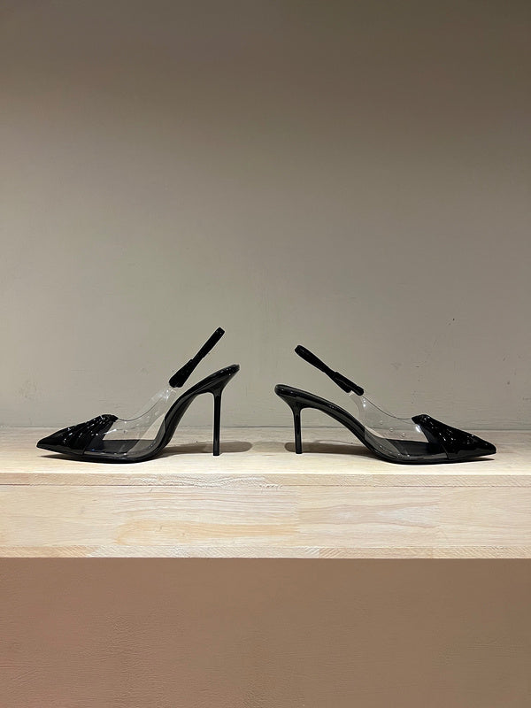 Saint Laurent luxury shoes close-up — premium authentic designer style