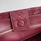Contemporary Faux Leather Handbag - Chic Everyday Appeal | Women's Luxury Handbag #1586 - close-up detail shot (image 3) of designer-inspired handbag