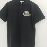 Full styled look of Lacoste luxury clothing with tailored silhouette