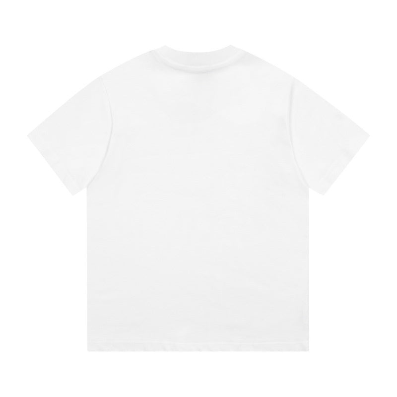 Side profile of Louis Vuitton cotton t-shirt with logo-detail design