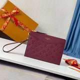 Side profile of structured sleek women's handbag – women's luxury handbag