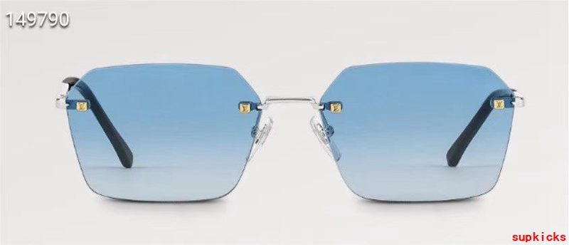 Side view of Louis Vuitton unisex sunglasses