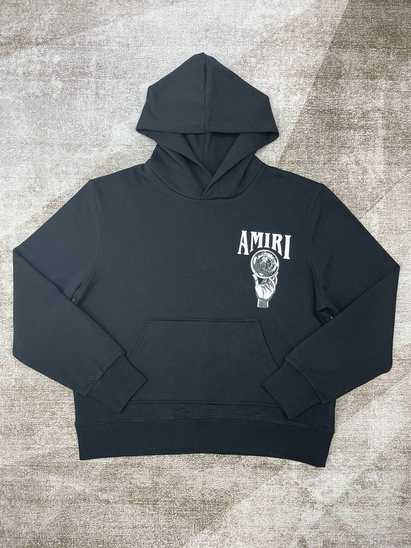 Amiri hoodie front view designer style
