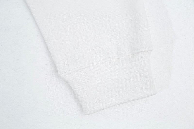 Back view of Louis Vuitton luxury clothing with signature branding