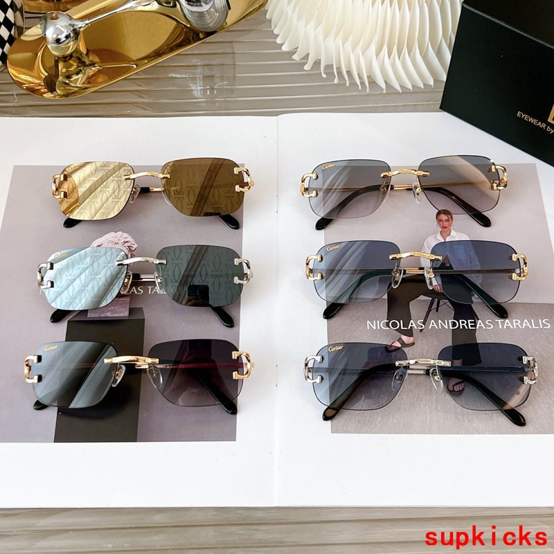Lifestyle view of Cartier unisex sunglasses