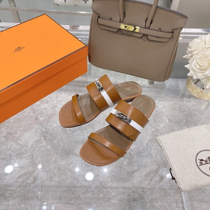 Hermes shoes Style 371 - side profile detail (alternate angle)