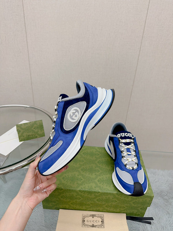 Gucci crisp white luxury sneakers view 7 everyday casual design