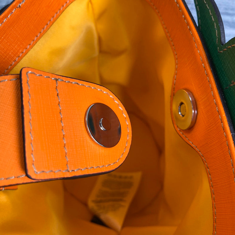 Interior view of statement premium women's handbag – women's statement bag
