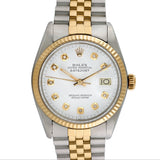 Side view of Rolex men's watch