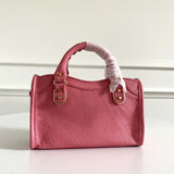 Zivas Charm Polished Finish Statement Handbag (Statement-Ready Design) – Back View