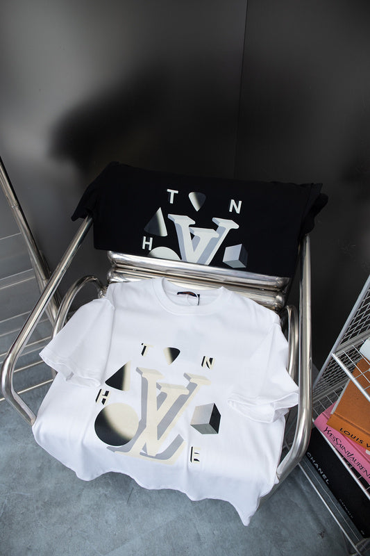 Back view of Louis Vuitton cotton t-shirt with relaxed-fit cut