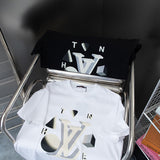 Back view of Louis Vuitton cotton t-shirt with relaxed-fit cut