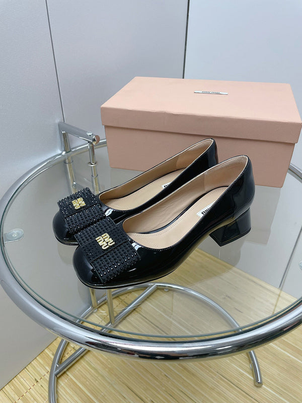 Miu Miu luxury shoes close-up — premium authentic designer style