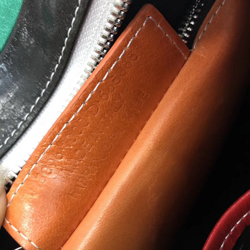Classic Vegan Leather Handbag - Sleek Minimalist Lines | Women's Fashion Handbag #940 - texture close-up (image 9) of designer-inspired handbag