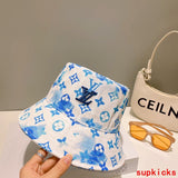 Close-up detail view of Louis Vuitton unisex cap