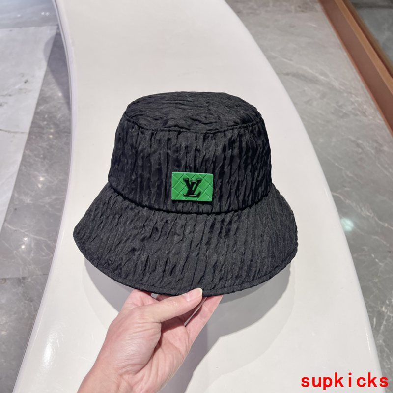 Close-up detail view of Louis Vuitton unisex cap