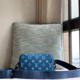  Sleek shoulder bag carried on shoulder