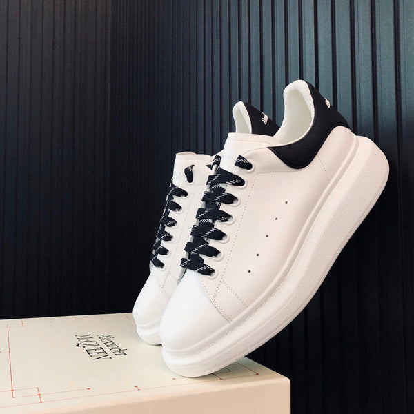 Alexander McQueen sneakers detailed view showing premium designer craftsmanship