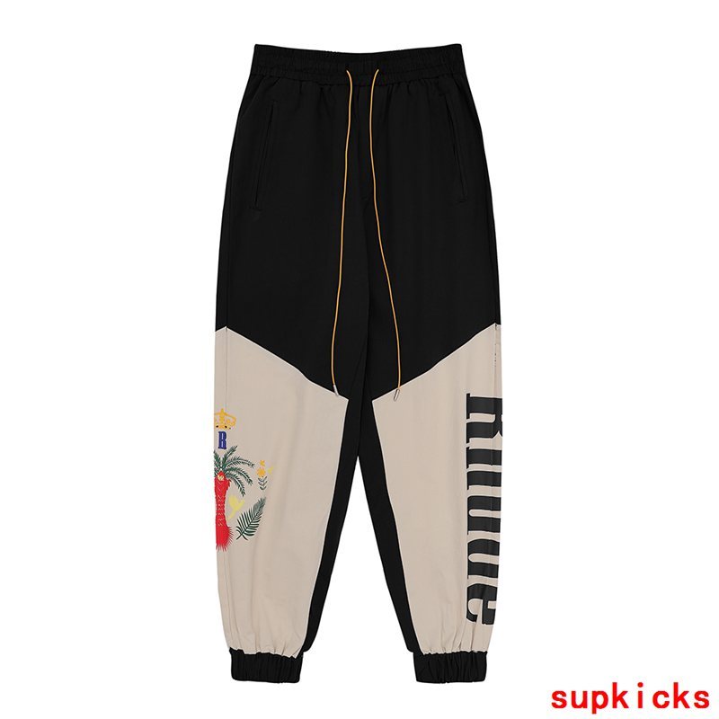 Back view of Rhude luxury clothing with streetwear-inspired cut