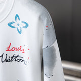 Full styled look of Louis Vuitton luxury clothing with streetwear-inspired cut
