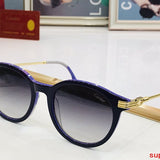 Close-up detail view of Cartier unisex sunglasses