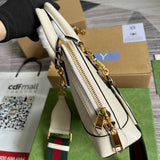 Back view of premium refined women's handbag – women's luxury handbag