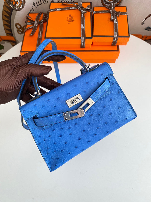 Sophisticated bag shown from front angle
