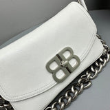 Zivas Charm Modern Edge Statement Handbag (Signature Shape & Finish) – Styled Look
