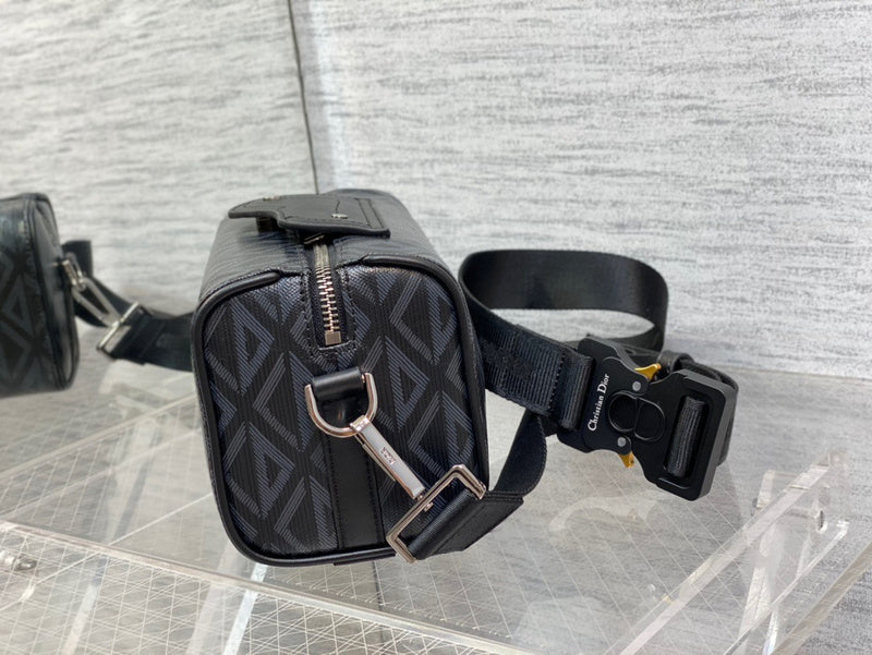 Back view of structured sleek women's handbag – women's luxury accessory