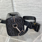 Back view of structured sleek women's handbag – women's luxury accessory