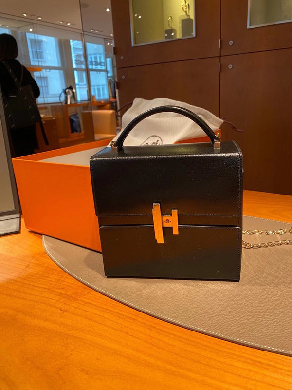 Close-up detail of modernist bag design
