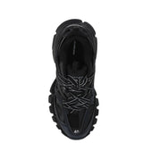 Close-up of Balenciaga athletic hardware and fine stitching