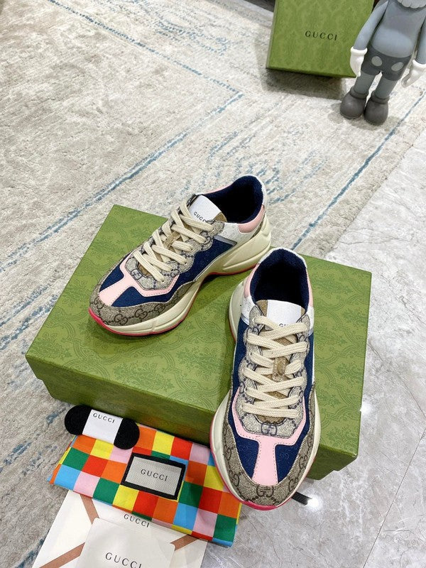 Gucci crisp white luxury sneakers view 6 everyday casual design