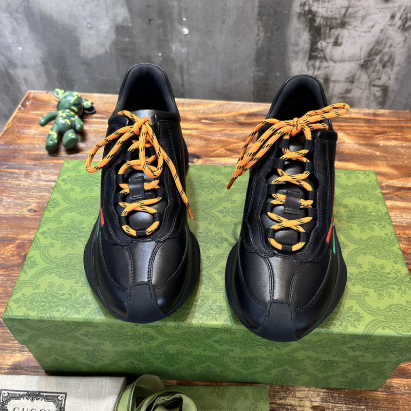 Gucci fresh white-and-black luxury sneakers view 8 minimalist modern build