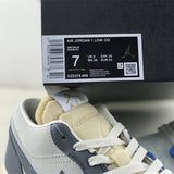 Nike soft grey luxury sneakers view 5 chunky sole construction