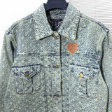 Front view of Louis Vuitton luxury clothing with contemporary cut
