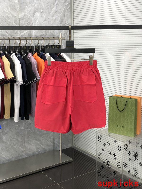 Side profile of Rhude luxury clothing with logo-detail design