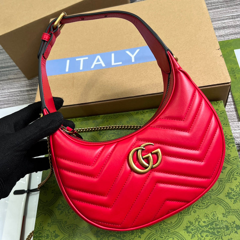 Back view of refined premium women's handbag – women's statement bag