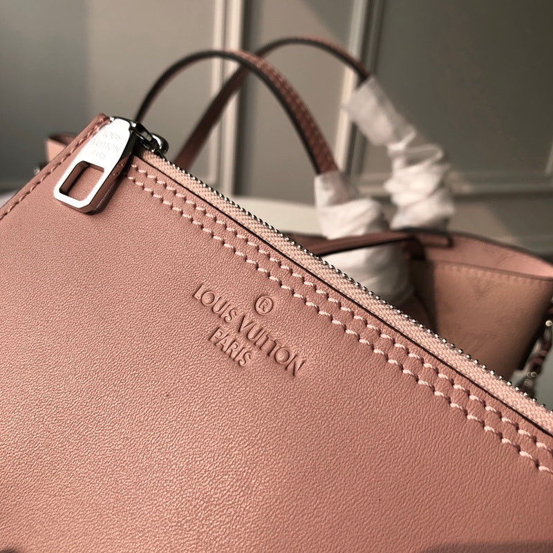 Interior view of elevated signature women's handbag – women's statement bag