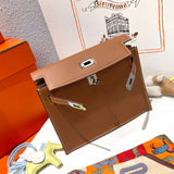Close-up detail of structured bag design
