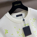 Front view of Louis Vuitton luxury clothing with tailored silhouette
