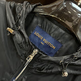 Flat lay presentation of Louis Vuitton luxury clothing with runway-inspired design