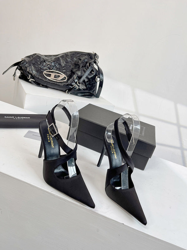 Full silhouette view of Saint Laurent luxury piece style No.045