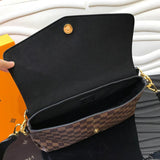 Back view of structured modern women's handbag – women's premium purse