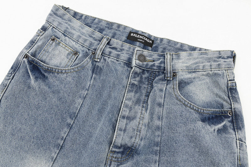 Close-up of Balenciaga designer clothing craftsmanship