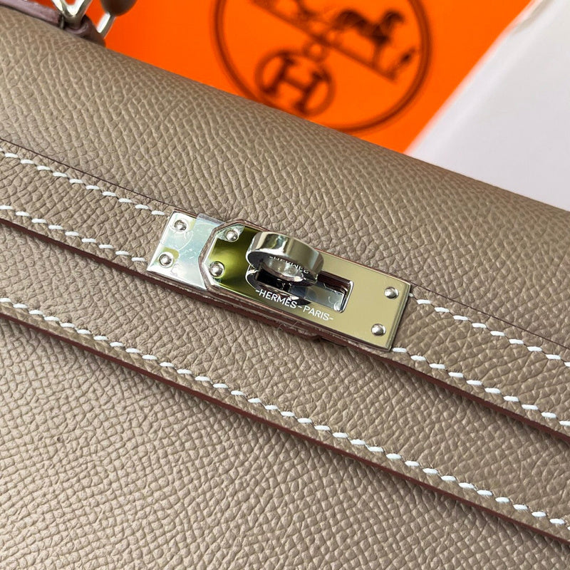 Close-up detail of sophisticated bag design