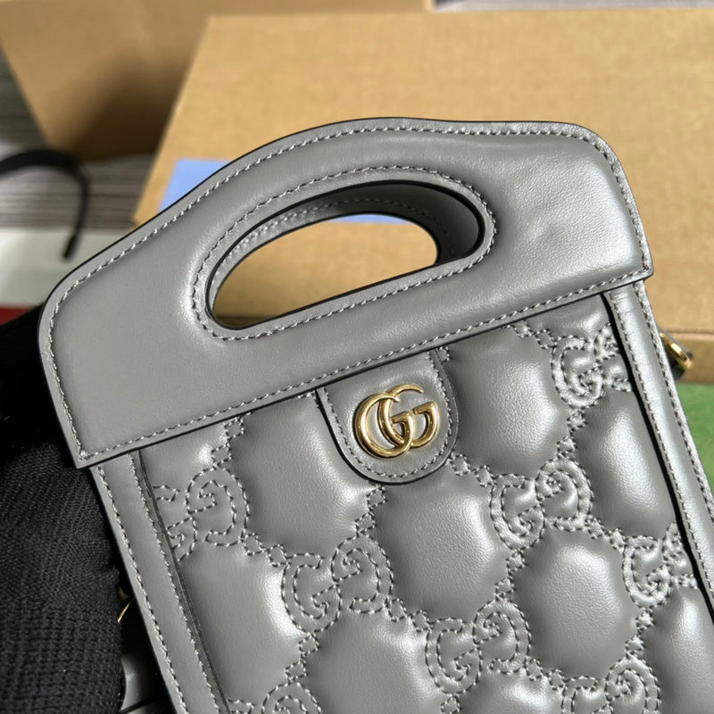 Considered bag shown from front angle